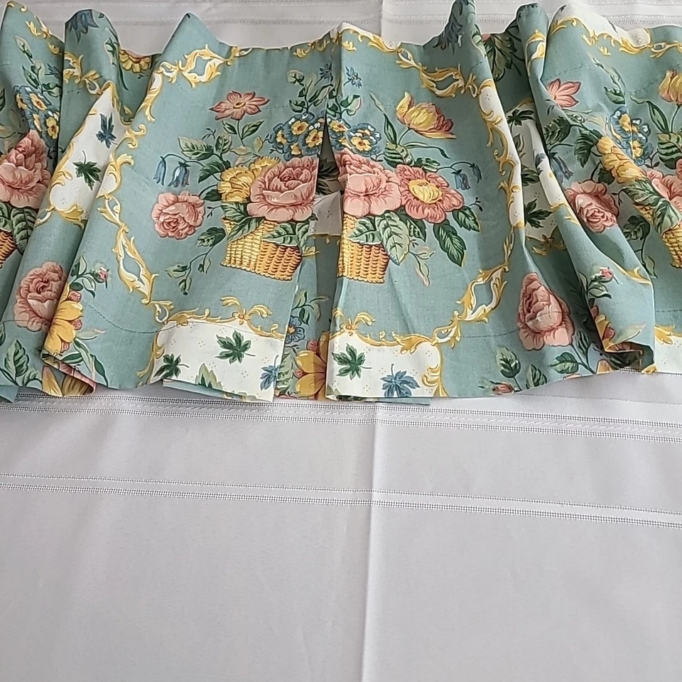 De Colección Martha Stewart Centro Diario Pleast Cenefa Juego De 2 52x15" Jardín Colgante Foto 2 de 4