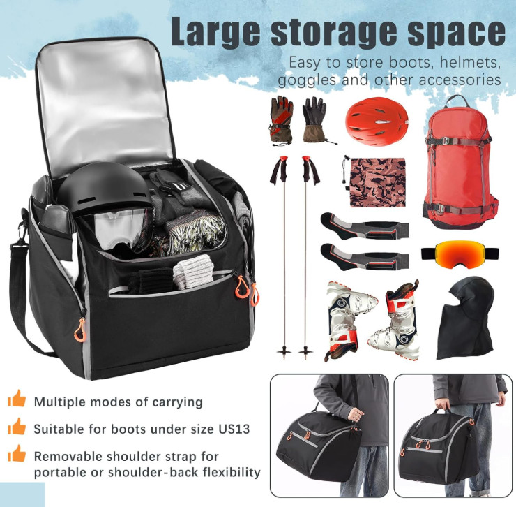 Ski Bag and Boot Bag Combo