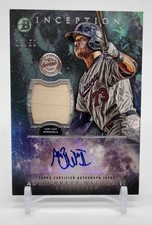 2016 Bowman Inception Relic Autographs Green #IARAW Adam Brett Walker II /50