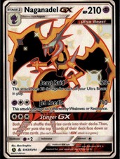 Naganadel GX Shiny Holo Rare Hidden Fates Shiny Vault SV63/SV94 Psychic Pokemon on eBay