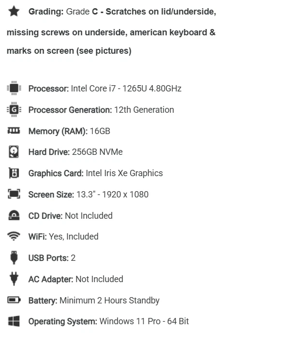Dell Latitude 5330 · i7-1265U · 16GB · 256GB, photo 2 of 5