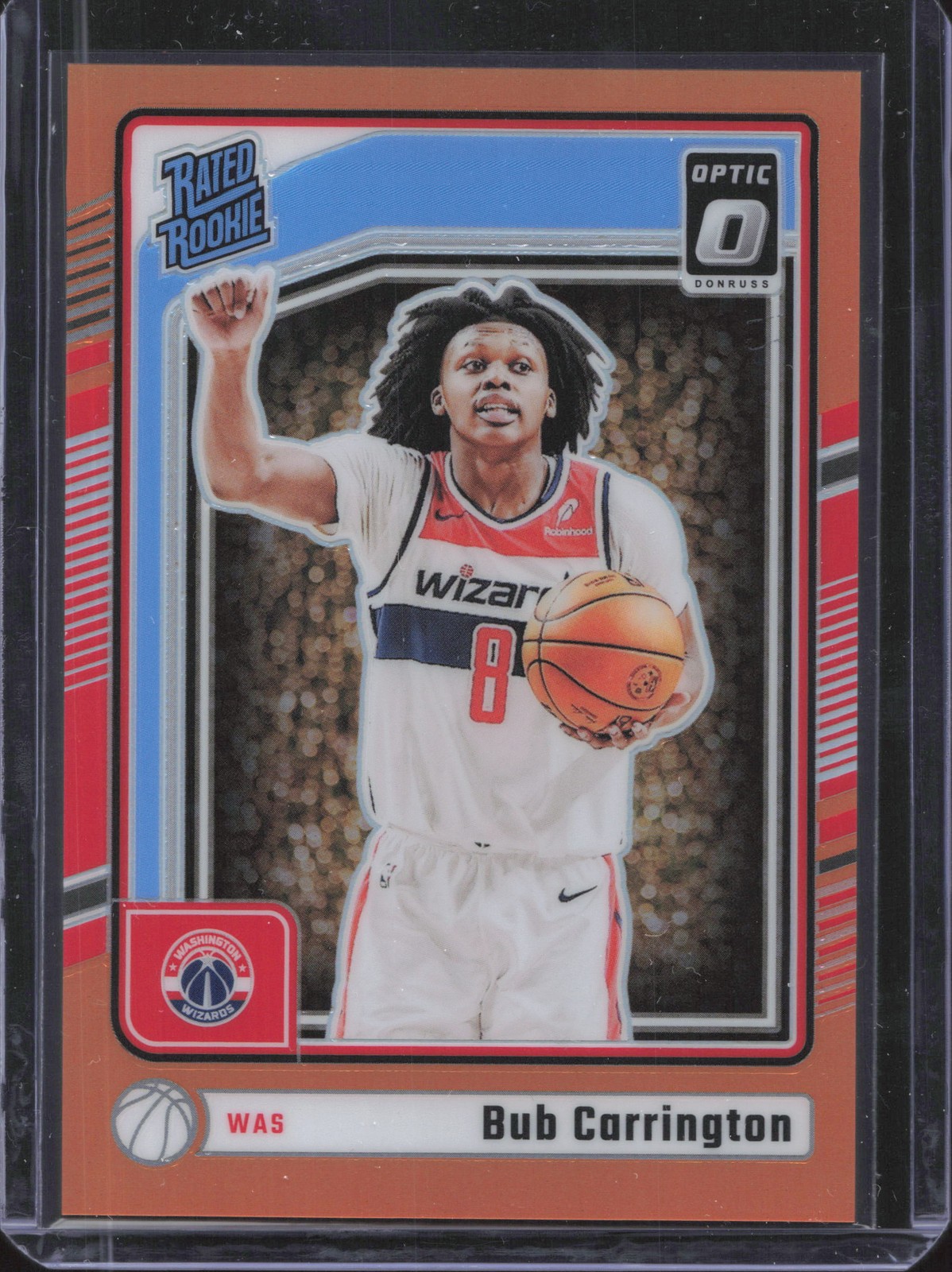 2024-25 Donruss Optic #273 Bub Carrington Orange #/175