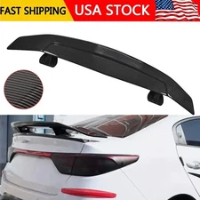 For Kia K3 52" Carbon Fiber Spoiler Wing Rear Trunk Wing GT Style