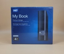 WD My Book 4TB Hard Disk Drive Premium External Storage Sealed