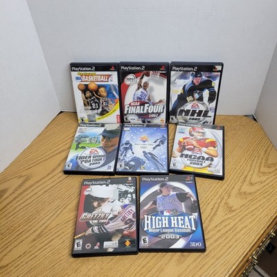 Playstation 2 Games Lot Of 7 Ps2 Games Sports Golf Basketball Football
