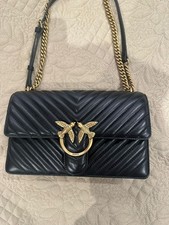 Brand New Pinko Classic Love Click Sheep Leather Shoulder Bag UK Seller Genuine