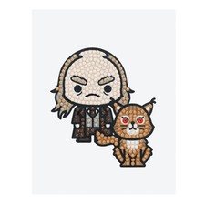 Craft Buddy - HARRY POTTER CRYSTAL ART STICKER - 070_ARGUS_FILCH_MRS_NORRIS