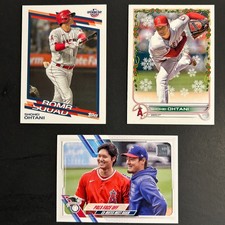 SHOHEI OHTANI 3 Card LOT Angels Topps MVP Bomb Squad Holiday KOHEI ARIHARA US125