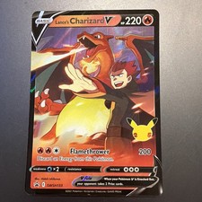 Pokemon Lance’s Charizard V SWSH133 Celebrations 25th Anniversary Rare Holo NM
