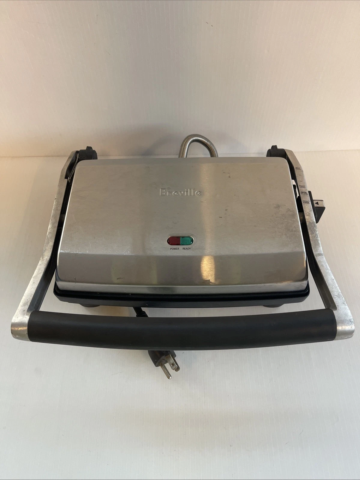 Nonstick Panini Press Breville BSG520XL Panini Duo 1500-Watt Stainless Steel