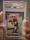 2024 Panini Donruss Drake Maye Rated Rookies Throwback PSA 10 Patriots RC