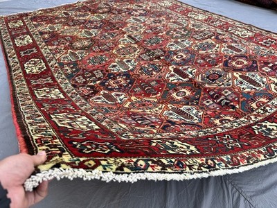 340 X 220cm COLLECTORS' ITEM Vintage Stunning Bakhtiari Oriental Tribal Carpet