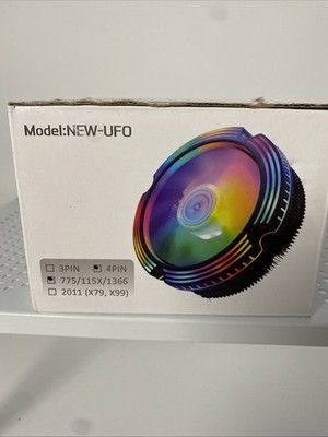 WOVIBO CPU Cooler 775/125X/1366 4 PIN, Model: NEW-UFO