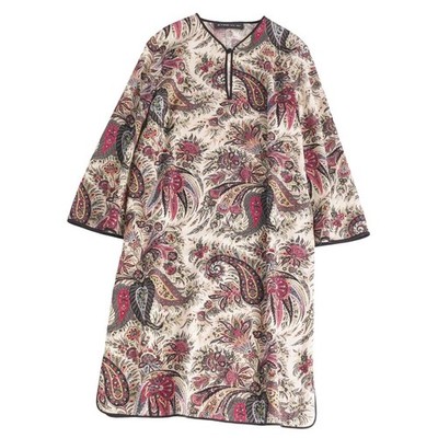 Etro Dress Long Sleeve Paisley Wool Tops Women's 44 (equivalent to Used MOLO-0