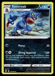 Toxicroak 110/195 Silver Tempest