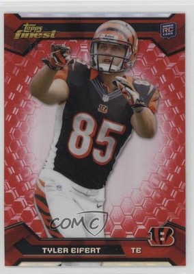2013 Topps Finest Red Refractor 37/50 Tyler Eifert #104 Rookie RC 11kh