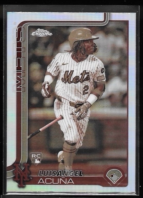 2025 Topps Chrome - Luisangel Acuna #56 Sepia Refractor (RC)