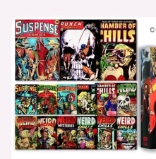 The Frightening 15 Pre-Code Horror Macroverse Silver Foil Facsimiles