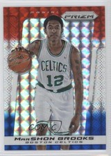 2013-14 Panini Prizm Red White & Blue Mosaic Prizm MarShon Brooks #181 0b3