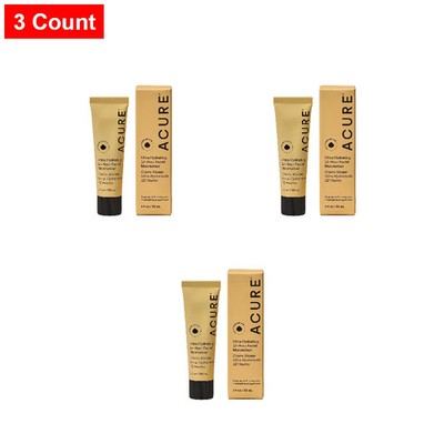 Acure Ultra Hydrating 12 Hour Facial Cream - Women & Men- 1.7 Fl Oz - 3 Count