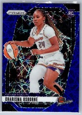 2024 Panini Prizm WNBA Charisma Osborne Blue Velocity Prizms RC #65