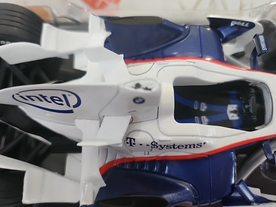 D05 DAMAGED 1/24 F1 BMW Sauber F1.08 Kubica 2008 Centauria Atlas Panini Altaya - Immagine 3 di 4