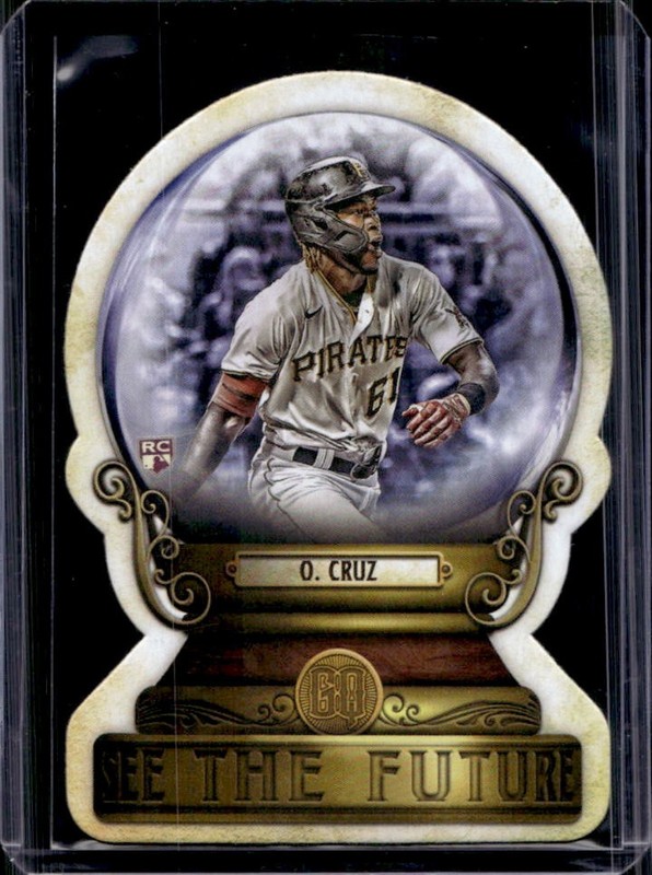 2022 Topps Gypsy Queen Oneil Cruz Crystal Gazing Die Cut RC Rookie #CG-4 Pirates