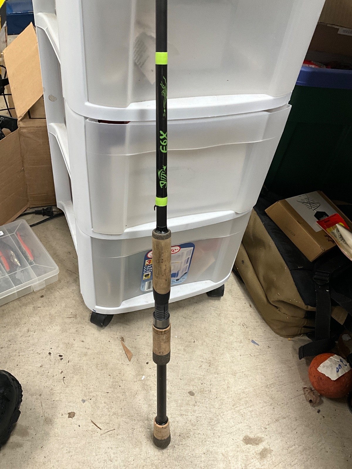 G Loomis E6X 853S JWR Medium Heavy, Extra Fast, 7 ft 1 inch, 1 piece - light use