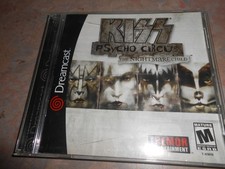 Jeu Sega Dreamcast Kiss Psycho Circus - Version Boîtier Cassé Mais En Bon état, Jeu Fonctionnel, Origine France