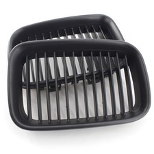 Für BMW 3er E36 1992-1996 Kühlergrill Nieren Front Grill Einzelsteg Matt Schwarz