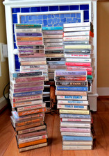 Large Lot 76 Cassette Tape Christian Country Southern Gospel 80s 90s Estate Find