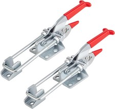 Heavy Duty Toggle Clamp Latch, COOLOGIN 2000lbs Large Capacity Gray Red 