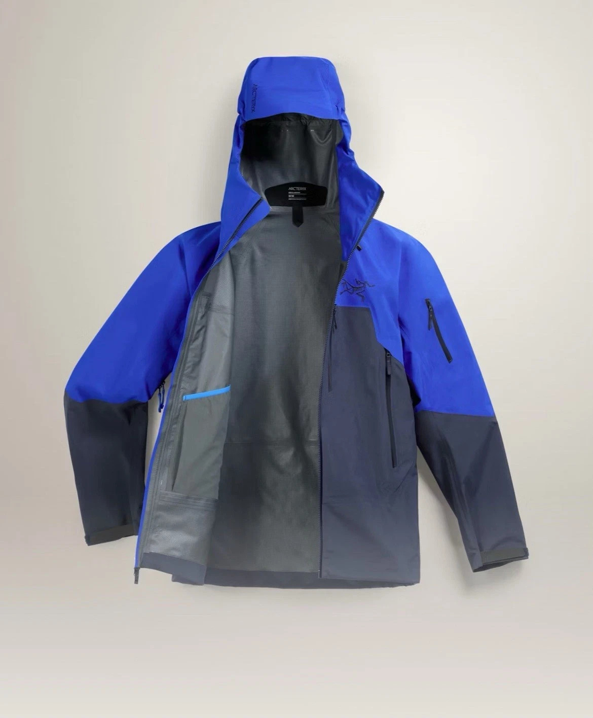 NEW Arc’teryx Rush Jacket Men’s Large Vitality Black Gore Tex ✅SHIPS IN 1 DAY✅ image 2