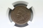 1873 Open 3 Indian Head Cent   NGC MS62BN