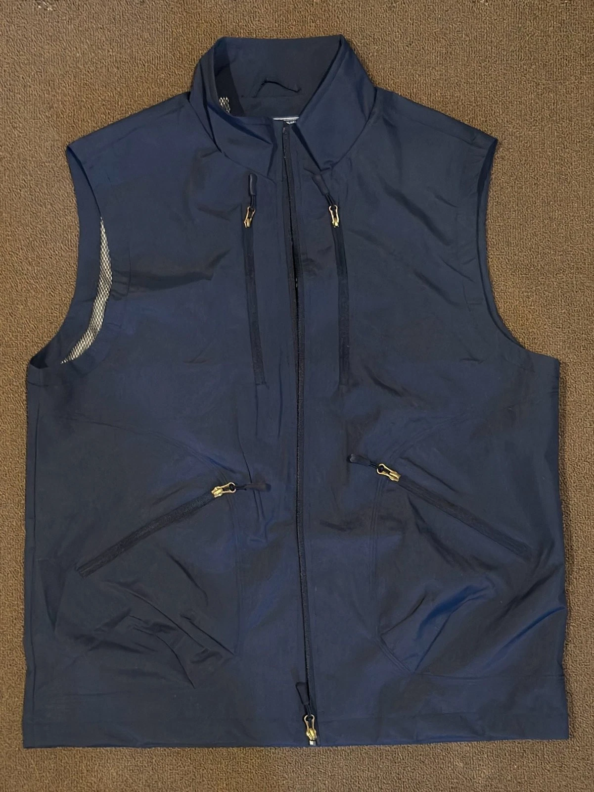 Outdoor Men's Multi-Pocket Mesh Lined Travel Fishing Vest Navy Blue Size L
Opens in a new window or