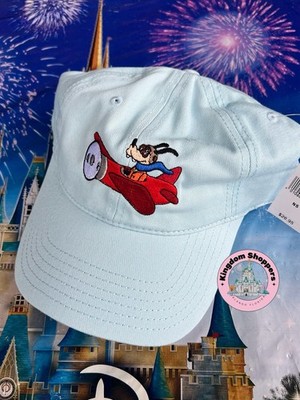 2025 Disney WDI MOG D23 Destination D Destinations Airplane Goofy Blue Hat  Cap