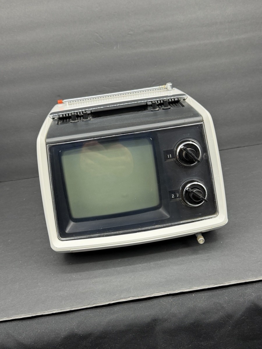 Vintage SONY TV-700 Transistor Portable 7” Television Powers On | eBay