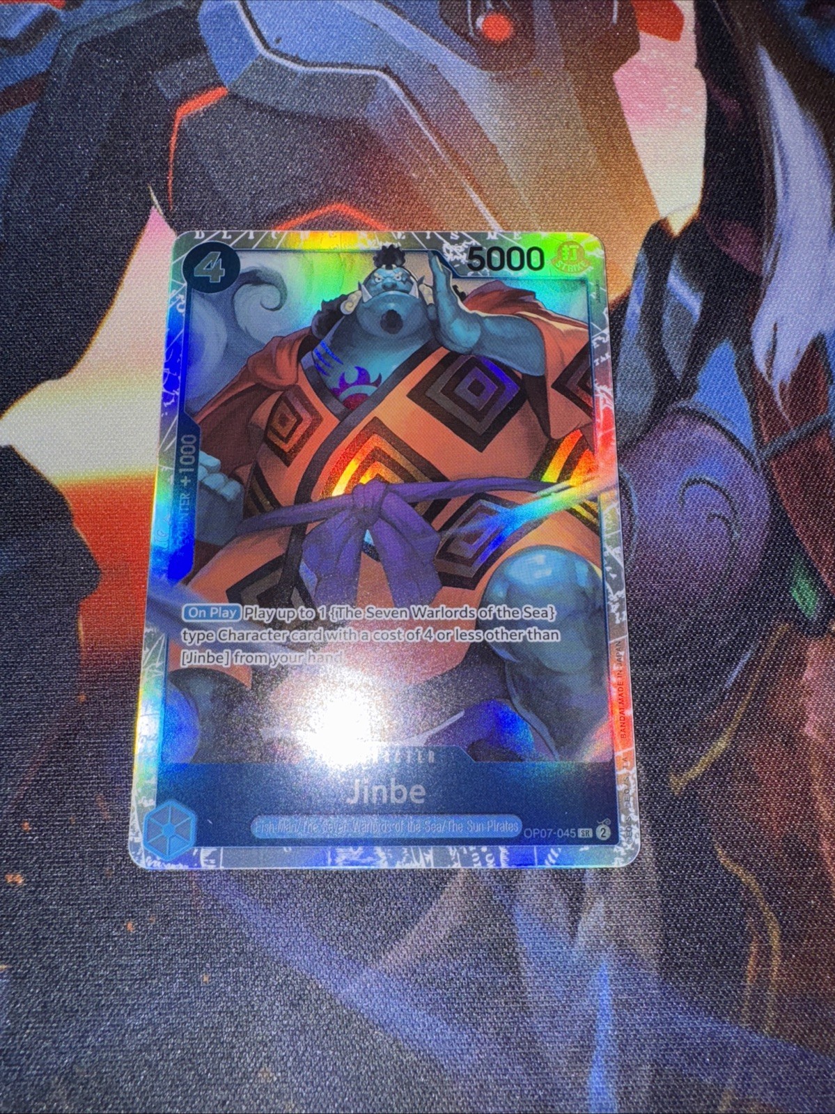 Jinbe SR Super Rare Op07-045 One Piece trading Card Game * ENGLISH * USA
