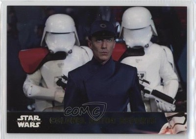 2016 Star Wars: The Force Awakens Series 2 Gold /100 Colonel Datoo Reports 0n8h