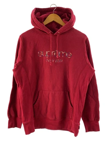 Sweat à capuche Supreme Classic Logo bordeaux M occasion