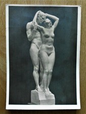 Ak "Zwei Menschen" Skulptur v