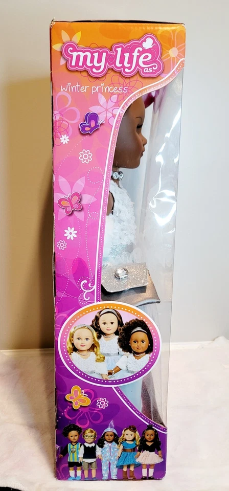 НОВАЯ ПРАЗДНИЧНАЯ КУКЛА MY LIFE ЗИМНЯЯ ПРИНЦЕССА АФРОАМЕРИКАНСКАЯ НОВАЯ В КОРОБКЕ РОЖДЕСТВЕНСКАЯ ИГРУШКА 2017 - Изображение 2 из 4