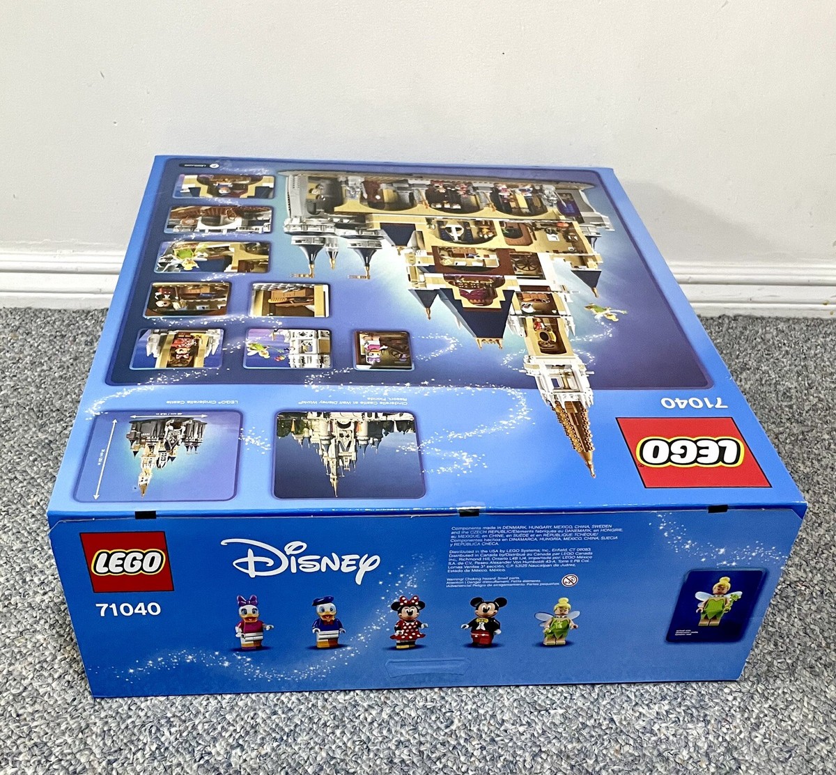 LEGO Disney Castle 71040 NEW Sealed +Disney100 Minifigure Complete