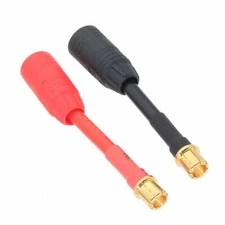 Brushless Motor Bullets 8mm Male to AS150 Male cable 10AWG 5CM Leads