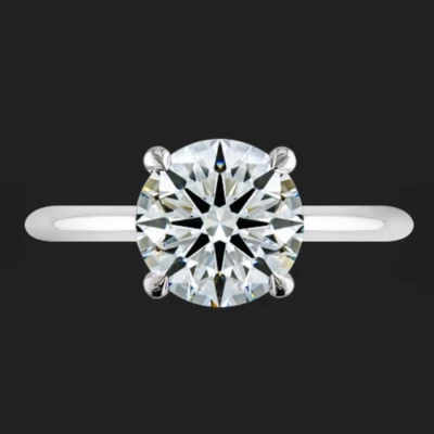 Platin Rundschliff Diamant Verlobungsring 1,15 ct IGI PT950 Lab Created - Bild 1 von 4