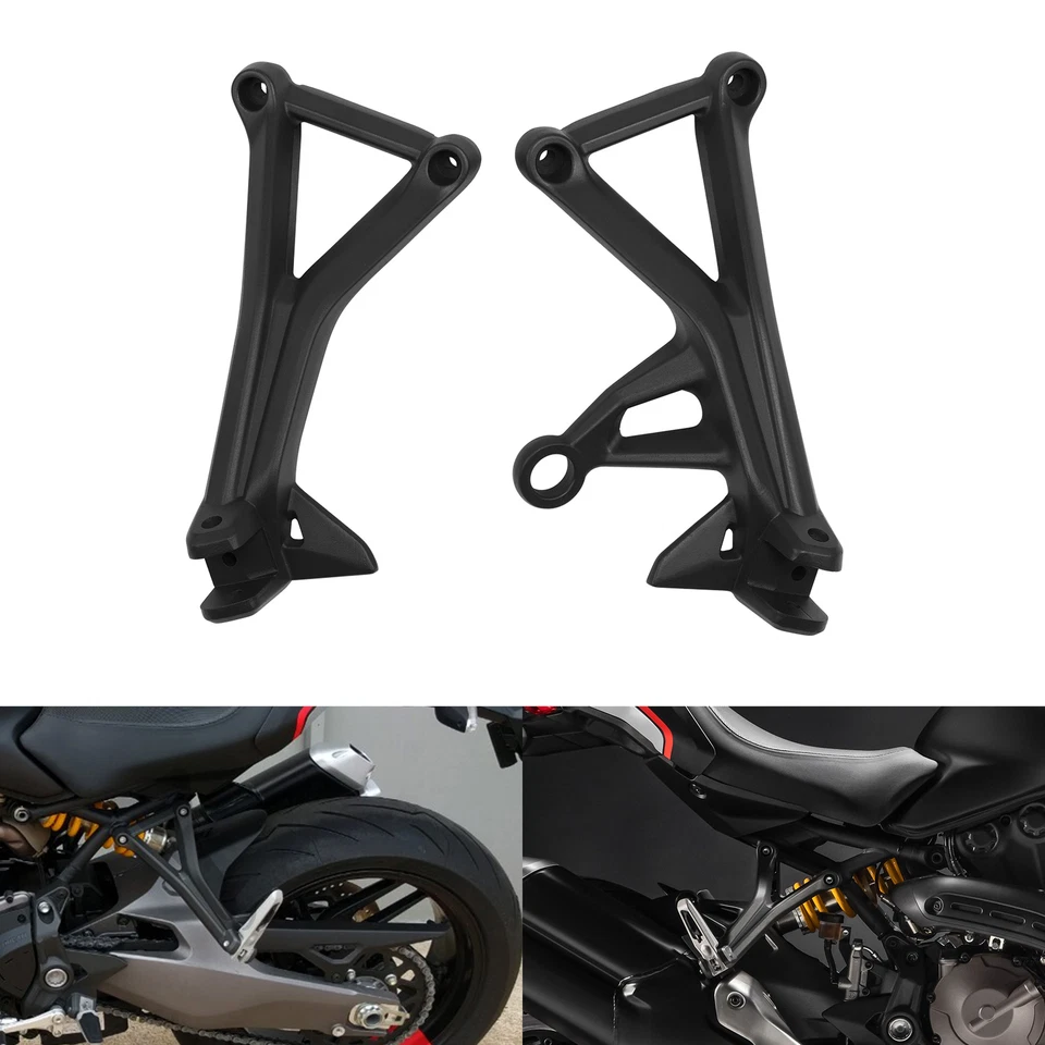 Pedal estriberas de pasajero trasero apto para Ducati Monster 1200 S 2019-2021 Foto 2 de 4