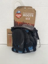 Arcadia Trail Warm Weather Dog Boots Blue/Black (Medium), #0895
