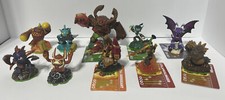 Lot Of 10 Activision Skylanders Figures Spyro Cynder Bash Flame Drill Untested