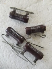 4 PIECE OHMITE No. 1532 BROWN DEVIL 1000 Ohm 1 KΩ / 8W ±5% WIRE WOUND RESISTOR