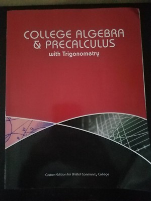 Precalculus Ebay college algebra & precalculus wiyh trigonometry | eBay